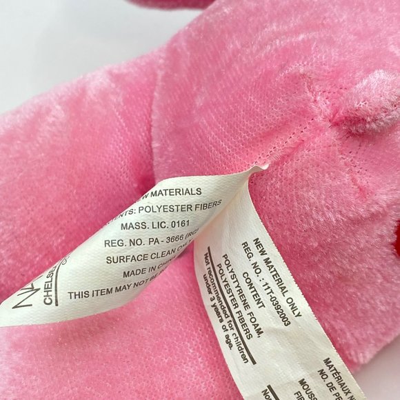 2007 Nanco Care Bears Cheer Bear Plush Stuffed Animal Toy Pink Heart Rainbow 8" - Picture 10 of 15